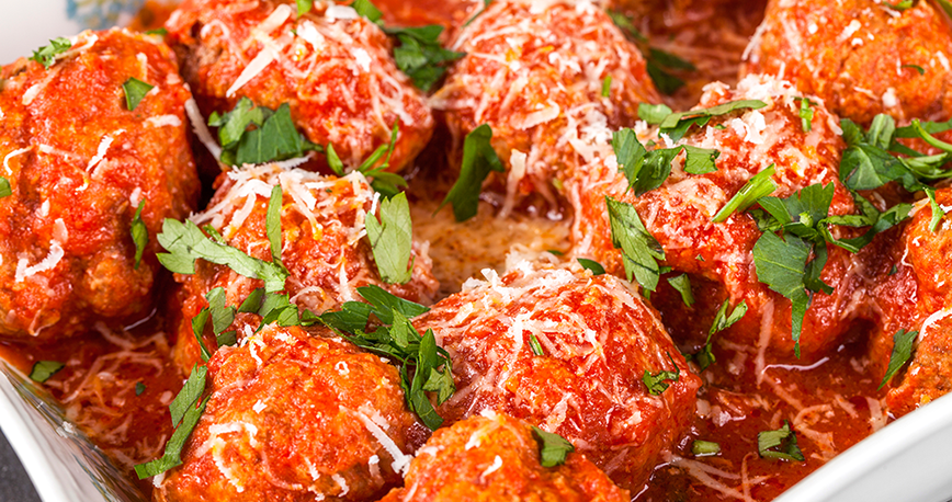 Full Belly Catering - Italian Meatballs
