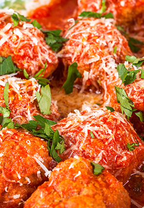Full Belly Catering Meatballs
